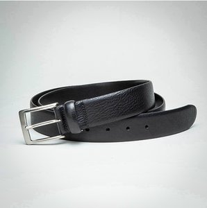 IBEX LEATHER OXFORD<BR>
Leather Belt<BR>
Black/Brown<BR>