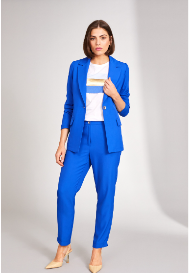 Cigarette trousers and blazer online