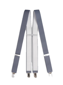 IBEX LEATHERS<BR>
Plain Clip On Braces<BR>
Navy/Burgundy/Grey/Red<BR>