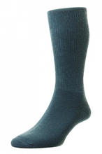 Load image into Gallery viewer, HJ SOCK GROUP&lt;BR&gt;
Wool Diabetic Socks&lt;BR&gt;
Airforces &amp; Charcoal&lt;BR&gt;
