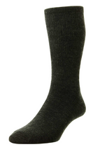 Load image into Gallery viewer, HJ SOCK GROUP&lt;BR&gt;
Wool Diabetic Socks&lt;BR&gt;
Airforces &amp; Charcoal&lt;BR&gt;
