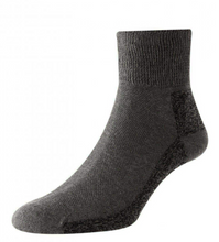 Load image into Gallery viewer, HJ SOCKS GROUP&lt;BR&gt;
Diabetic Low Rise Socks&lt;BR&gt;
Black/Grey&lt;BR&gt;
