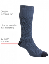 Load image into Gallery viewer, HJ SOCKS GROUPD&lt;BR&gt;
Indestructable Texture Socks&lt;BR&gt;
Blue&lt;BR&gt;
