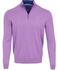 ANDRE<BR>
Adare 1/4 Zip Jumper<BR>
Lilac/navy/Apple<BR>