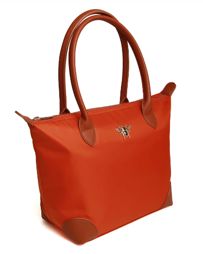 ALICE WHEELER<BR>
Shoreditch Large Tote Bag<BR>
Orange<BR>