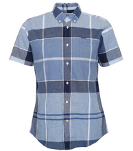 Load image into Gallery viewer, BARBOUR&lt;BR&gt;
Doughill Short Sleeve Shirt&lt;BR&gt;
Blue&lt;BR&gt;
