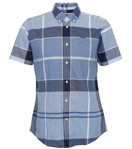 BARBOUR<BR>
Doughill Short Sleeve Shirt<BR>
Blue<BR>