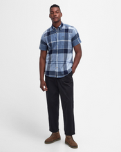 Load image into Gallery viewer, BARBOUR&lt;BR&gt;
Doughill Short Sleeve Shirt&lt;BR&gt;
Blue&lt;BR&gt;
