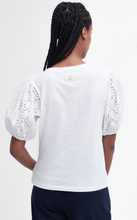 Load image into Gallery viewer, BARBOUR&lt;BR&gt;
Longfield Top&lt;BR&gt;
White&lt;BR&gt;
