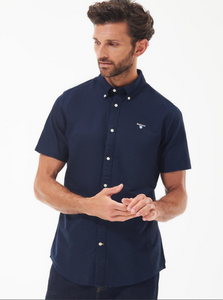 BARBOUR<BR>
Oxtwon Short Sleeve Shirt<BR>
Navy/Pink<BR>