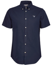 Load image into Gallery viewer, BARBOUR&lt;BR&gt;
Oxtwon Short Sleeve Shirt&lt;BR&gt;
Navy/Pink&lt;BR&gt;
