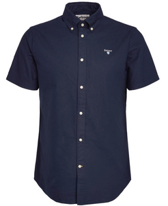 BARBOUR<BR>
Oxtwon Short Sleeve Shirt<BR>
Navy/Pink<BR>