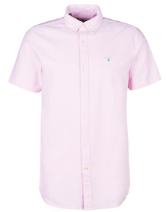 BARBOUR<BR>
Oxtwon Short Sleeve Shirt<BR>
Navy/Pink<BR>