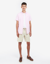 Load image into Gallery viewer, BARBOUR&lt;BR&gt;
Oxtwon Short Sleeve Shirt&lt;BR&gt;
Navy/Pink&lt;BR&gt;
