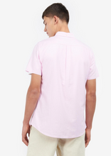 Load image into Gallery viewer, BARBOUR&lt;BR&gt;
Oxtwon Short Sleeve Shirt&lt;BR&gt;
Navy/Pink&lt;BR&gt;
