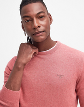 Load image into Gallery viewer, BARBOUR&lt;BR&gt;
Pima Cotton Crew Jumper&lt;BR&gt;
Light Blue/Pink&lt;BR&gt;
