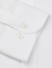 Load image into Gallery viewer, BROOK TAVERNER&lt;BR&gt;
Regular and Tailored Fit Single and Double Cuff Poplin Cotton Shirt&lt;BR&gt;
White&lt;BR&gt;
