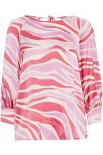 Load image into Gallery viewer, FRANSA&lt;BR&gt;
Zena Blouse&lt;BR&gt;
Pink&lt;BR&gt;
