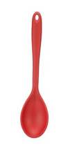 Load image into Gallery viewer, FUSION&lt;BR&gt;
Twist Silicone Solid Spoon&lt;BR&gt;
Blue/Mint/Red&lt;BR&gt;
