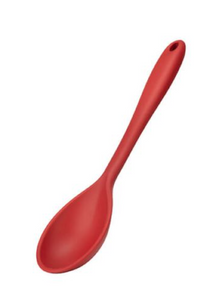 FUSION<BR>
Twist Silicone Solid Spoon<BR>
Blue/Mint/Red<BR>