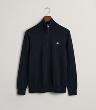 Load image into Gallery viewer, GANT&lt;BR&gt;
Classic Cotton Half Zip Sweater&lt;BR&gt;
433/902&lt;BR&gt;
