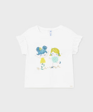 Load image into Gallery viewer, MAYORAL&lt;BR&gt;
Short Sleeve T Shirt&lt;BR&gt;
White&lt;BR&gt;
