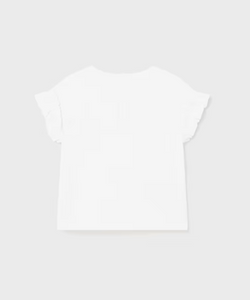 MAYORAL<BR>
Short Sleeve T Shirt<BR>
White<BR>