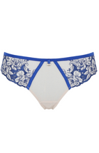 Load image into Gallery viewer, PANACHE&lt;BR&gt;
Rosa Thong&lt;BR&gt;
Cobalt/Latte&lt;BR&gt;
