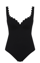 Load image into Gallery viewer, PANACHE&lt;BR&gt;
Rita Plunge Swimsuit&lt;BR&gt;
Black&lt;BR&gt;
