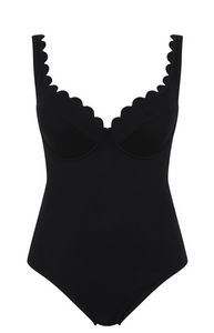 PANACHE<BR>
Rita Plunge Swimsuit<BR>
Black<BR>