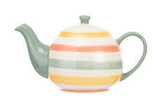 Load image into Gallery viewer, CAPTIVATE SIIP HOME&lt;BR&gt;
Autumn Stripe 6 Cup Teapot&lt;BR&gt;
