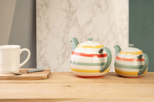 Load image into Gallery viewer, CAPTIVATE SIIP HOME&lt;BR&gt;
Autumn Stripe 6 Cup Teapot&lt;BR&gt;
