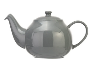 CAPTIVATE SIIP HOME<BR>
Glaze 2 Cup Teapot<BR>
Grey<BR>