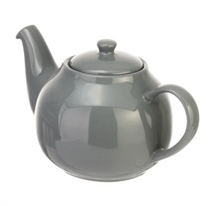 CAPTIVATE SIIP HOME<BR>
Glaze 2 Cup Teapot<BR>
Grey<BR>