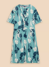 Load image into Gallery viewer, WHITE STUFF&lt;BR&gt;
Tammy Cotton Dress&lt;BR&gt;
Multi/ Teal&lt;BR&gt;
