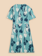 Load image into Gallery viewer, WHITE STUFF&lt;BR&gt;
Tammy Cotton Dress&lt;BR&gt;
Multi/ Teal&lt;BR&gt;
