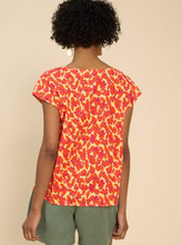 Load image into Gallery viewer, WHITE STUFF&lt;BR&gt;
Rae Oraganic Cotton Vest Top&lt;BR&gt;
Blue/Orange&lt;BR&gt;
