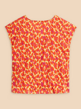 Load image into Gallery viewer, WHITE STUFF&lt;BR&gt;
Rae Oraganic Cotton Vest Top&lt;BR&gt;
Blue/Orange&lt;BR&gt;
