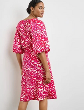 Load image into Gallery viewer, TAIFUN&lt;BR&gt;
Digital Red Patterned Dress&lt;BR&gt;
Red&lt;BR&gt;
