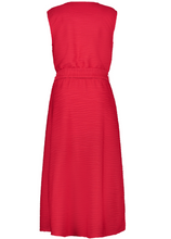 Load image into Gallery viewer, TAIFUN&lt;BR&gt;
Sleeveless Textured Dress&lt;BR&gt;
Red&lt;BR&gt;
