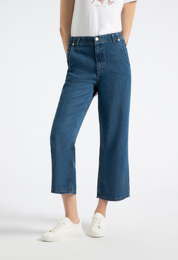 MORE AND MORE<BR>
Jeans Cullote<BR>
Denim<BR>