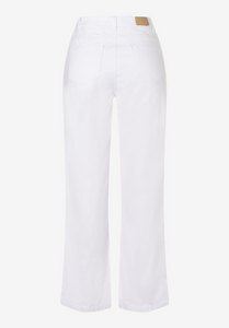 MORE AND MORE<BR>
Wide Denim Jeans<BR>
White<BR>