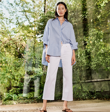 Load image into Gallery viewer, MAC&lt;BR&gt;
Modern Straight Leg Summery Lightweight Denim Culotte&lt;BR&gt;
White&lt;BR&gt;
