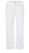 Load image into Gallery viewer, MAC&lt;BR&gt;
Modern Straight Leg Summery Lightweight Denim Culotte&lt;BR&gt;
White&lt;BR&gt;
