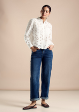 Load image into Gallery viewer, STREET ONE&lt;BR&gt;
Summer Crochet Blouse&lt;BR&gt;
Cream&lt;BR&gt;
