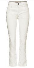 Load image into Gallery viewer, STREET ONE&lt;BR&gt;
Casual Striped Jeans&lt;BR&gt;
White&lt;BR&gt;
