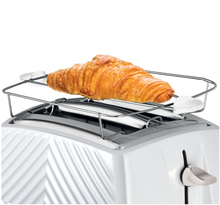 Load image into Gallery viewer, RUSSELL HOBBS&lt;BR&gt;
Groove 2 Slice Toaster&lt;BR&gt;
White&lt;BR&gt;
