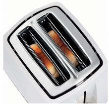 Load image into Gallery viewer, RUSSELL HOBBS&lt;BR&gt;
Groove 2 Slice Toaster&lt;BR&gt;
White&lt;BR&gt;
