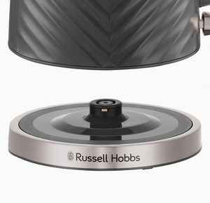 RUSSELL HOBBS<BR>
Groove Kettle 1.7L<BR>
Grey<BR>