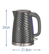 Load image into Gallery viewer, RUSSELL HOBBS&lt;BR&gt;
Groove Kettle 1.7L&lt;BR&gt;
Grey&lt;BR&gt;
